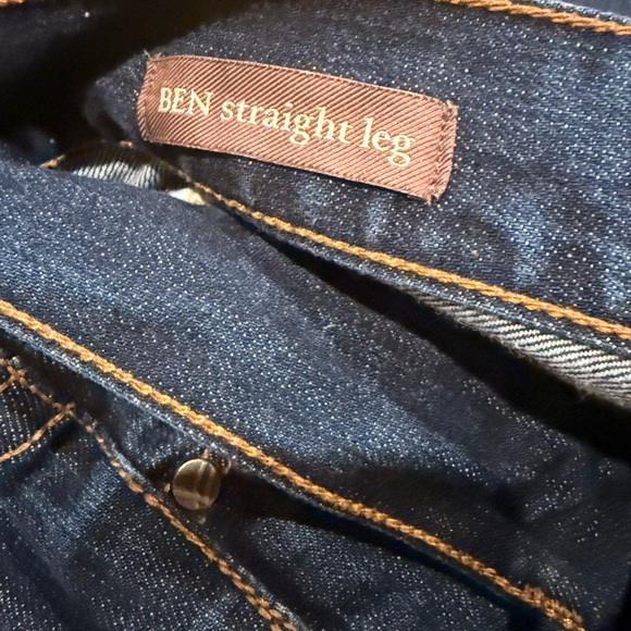 Men’s William Rast BEN Straight Leg Jeans – Dark Indigo | Made in USA - Picture 9 of 10